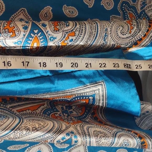 Women's India Boutique Scarf Sundress With Open Back Size Free EUC - Picture 6 of 15